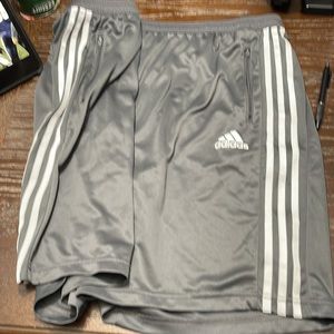Men's Grey Adidas shorts in size 2XL
